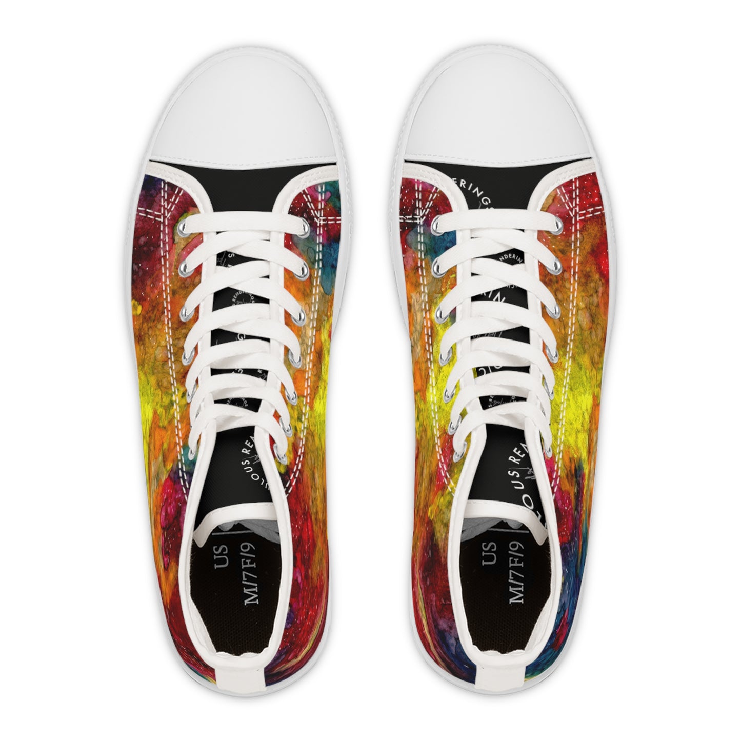 Sunset Clouds Galaxy Unisex Classic High Top Sneakers