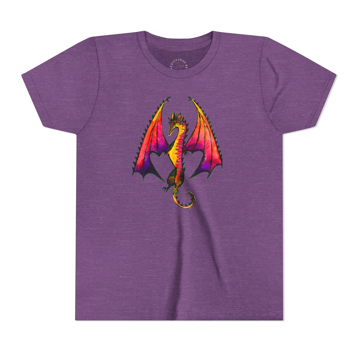 Kids Dragon T-Shirt — Colorful Fantasy Dragon Youth Tee