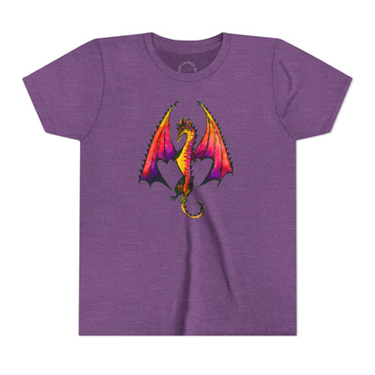 Kids Dragon T-Shirt — Colorful Fantasy Dragon Youth Tee