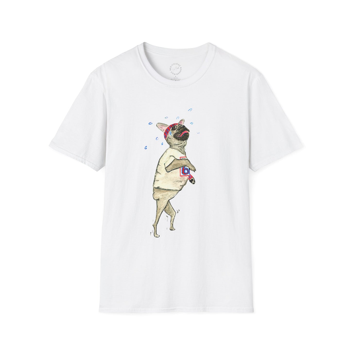 Out of Shape Bulldog Unisex Softstyle T-Shirt