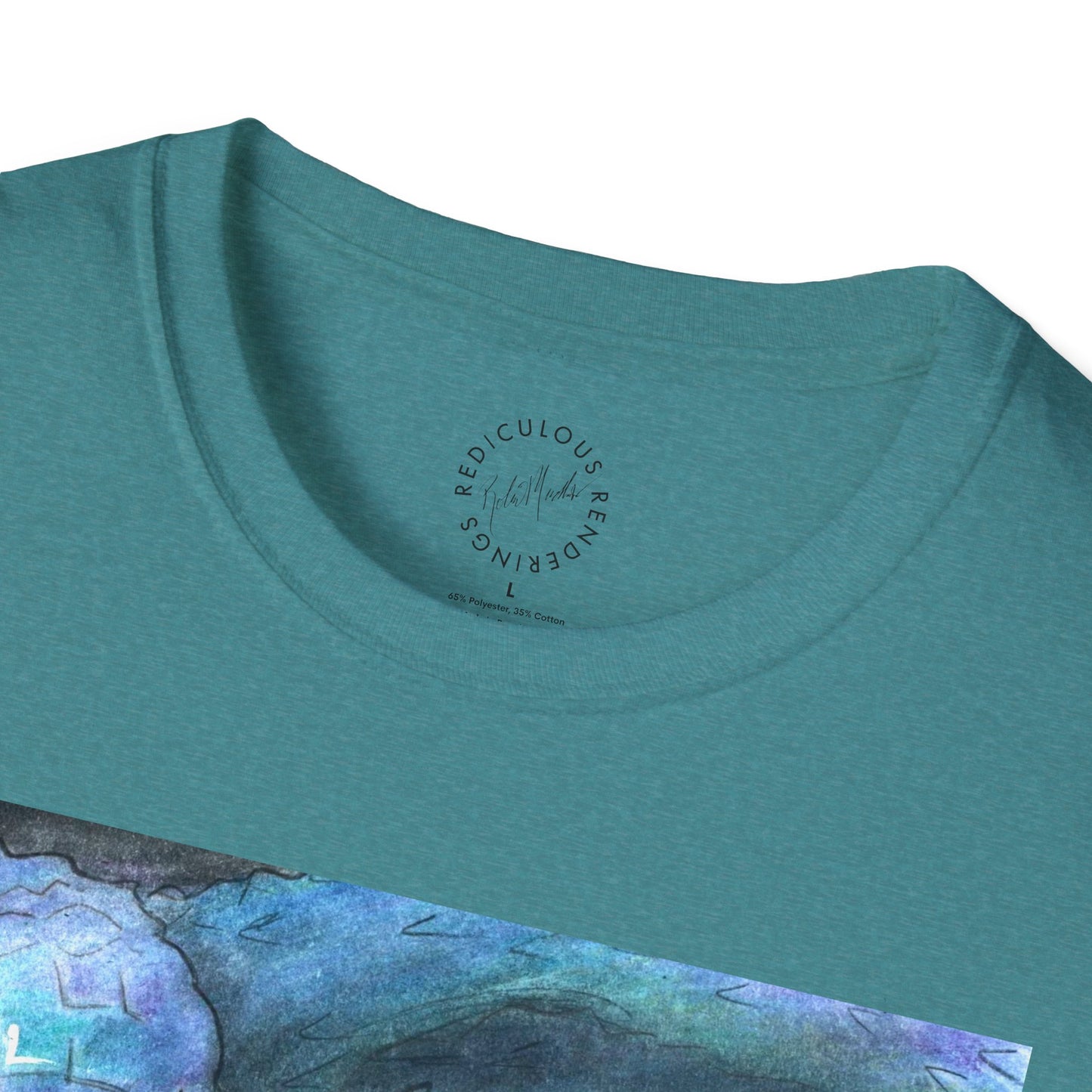 Cute Snake Unisex Softstyle Print T-Shirt