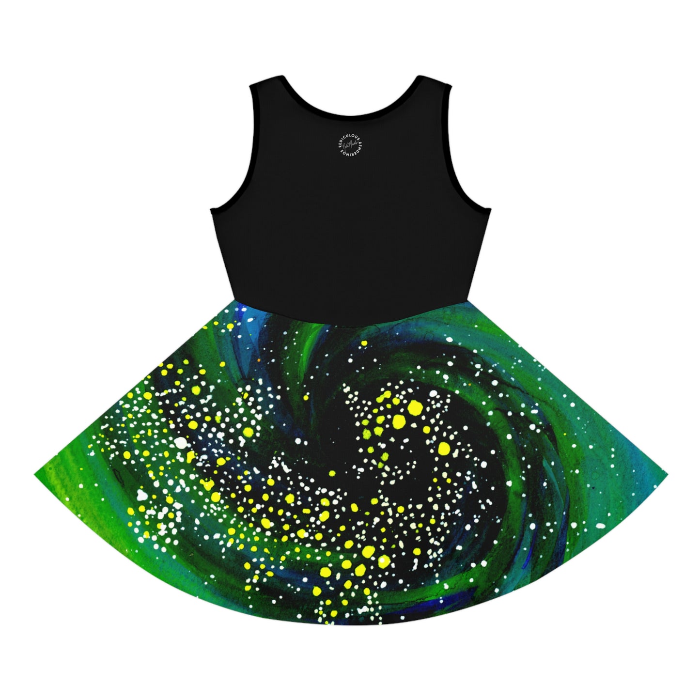 Spiral Galaxy Girls' Sleeveless Sundress (AOP)