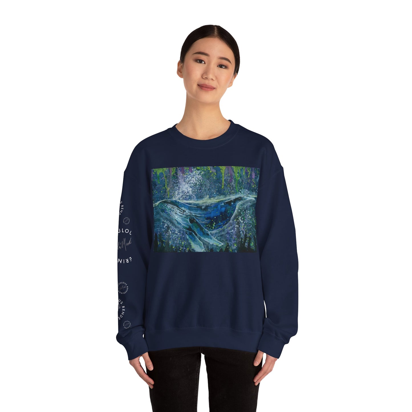 Whale Unisex Heavy Blend™ Crewneck Sweatshirt