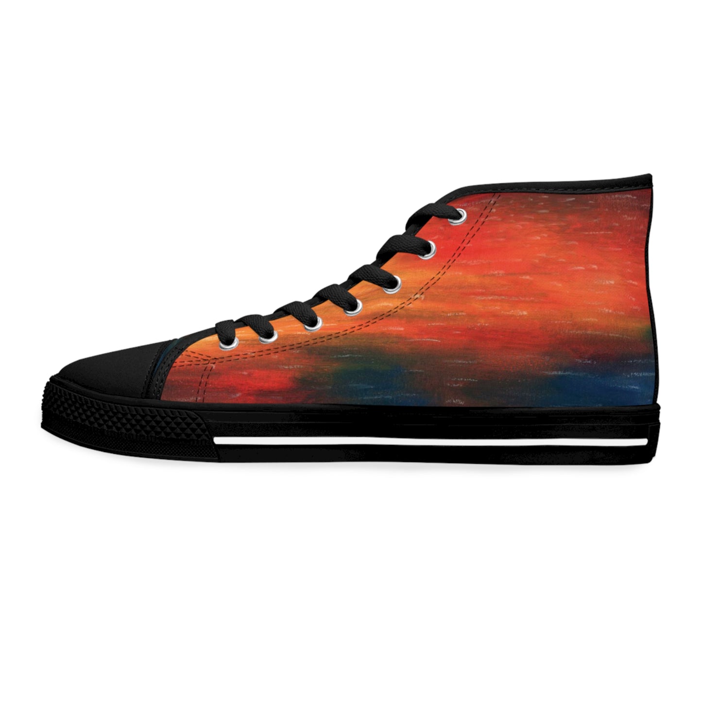 Sunset Over Lake Unisex Classic High Top Sneakers