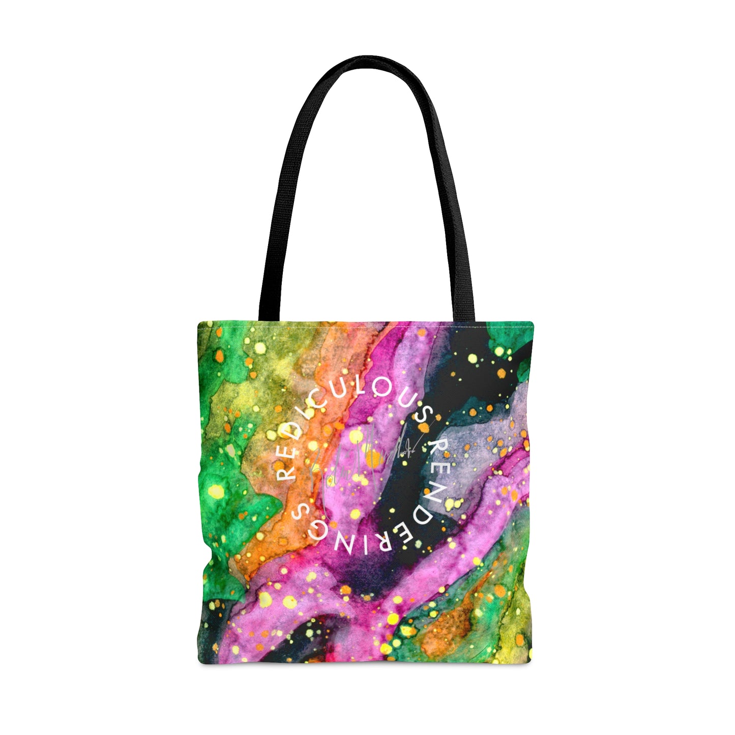 Neon Galaxy Tote