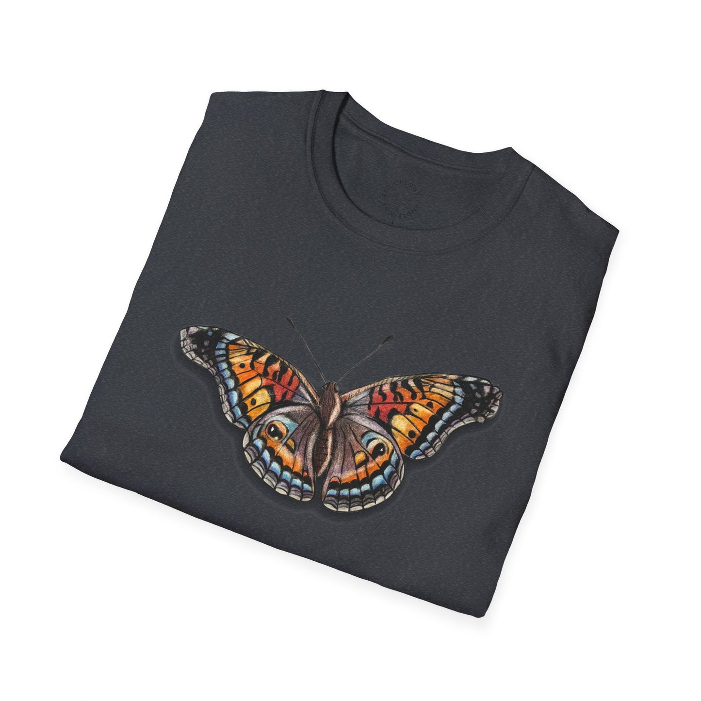 Butterfly Unisex Softstyle Print T-Shirt