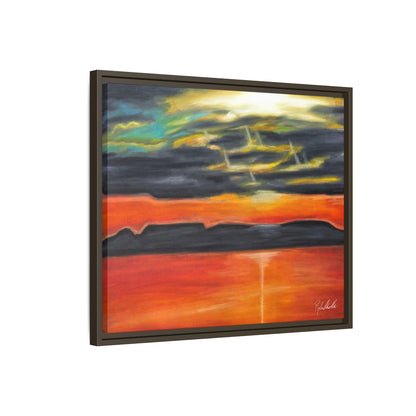 Sleeping Giant at Sunset Framed Wall Art