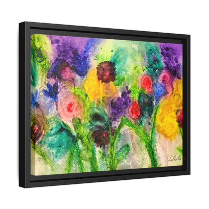 Abstract Flowers Framed Wall Art