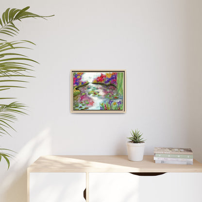 Floral Summer Pond Framed Wall Art