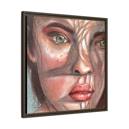 Woman In the Shadows Framed Wall Art