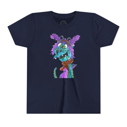 Youth Tee — Colorful Friendly Monster Kids Graphic T-Shirt