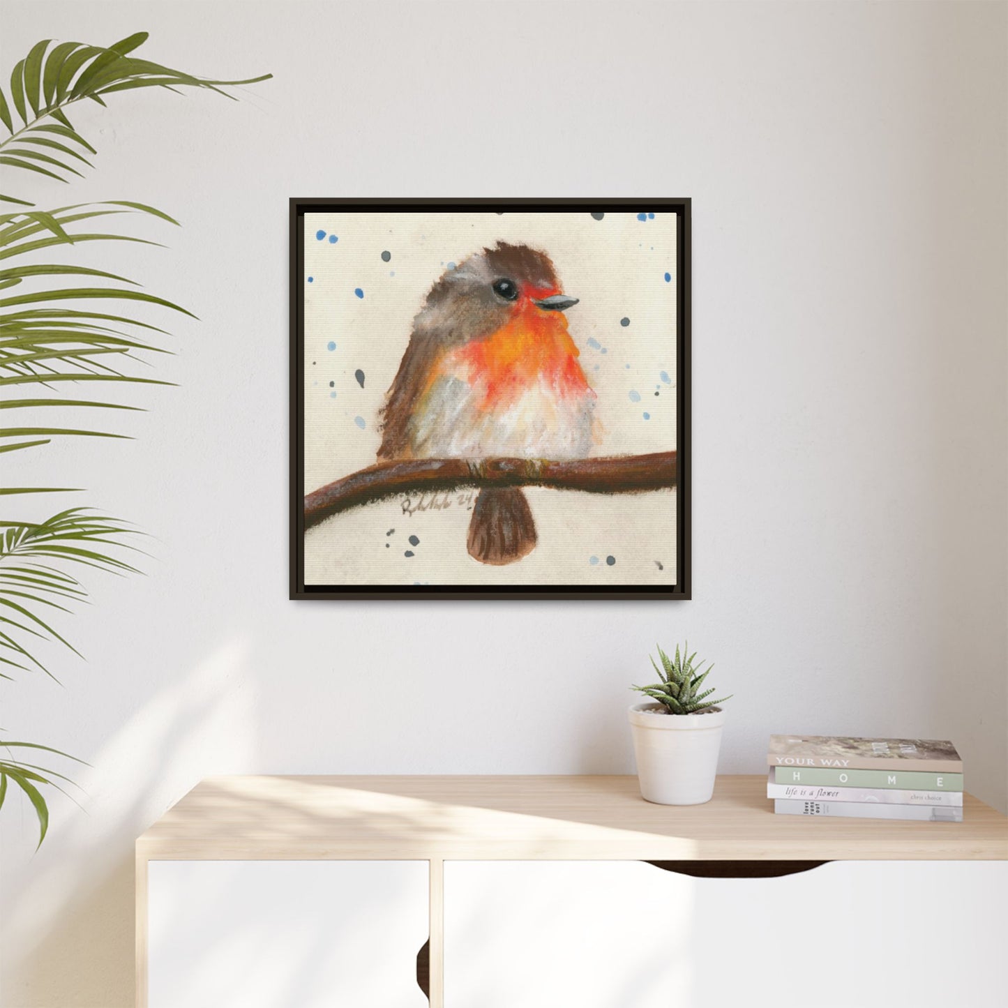 Robin Bird Framed Wall Art
