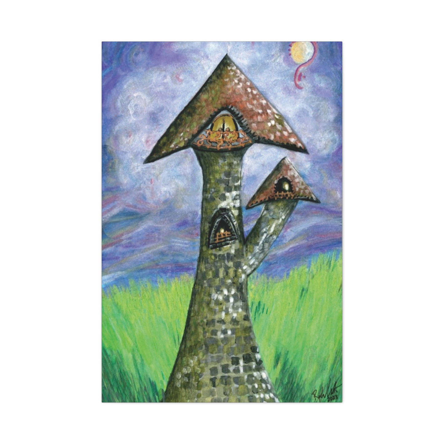 Castle Tower Canvas Gallery Wrap