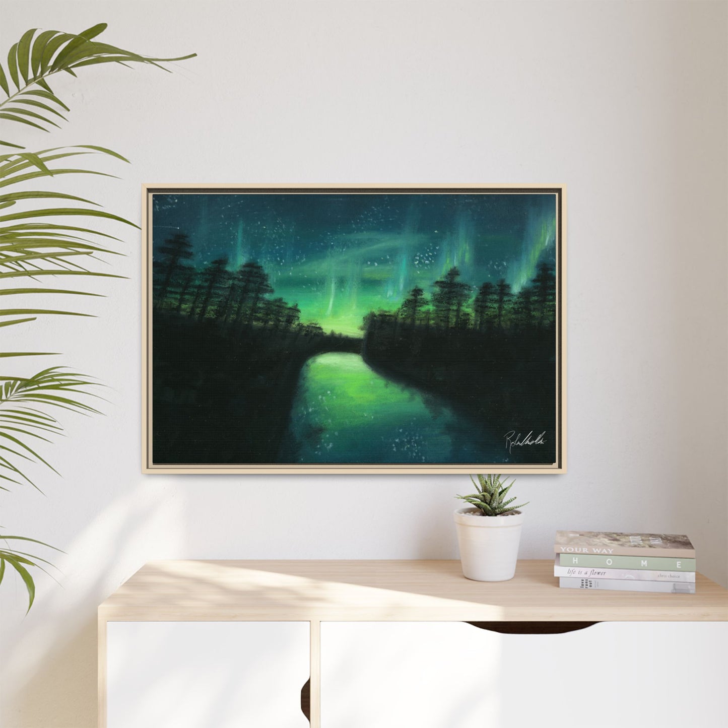 Northern Lights Framed Wall Art
