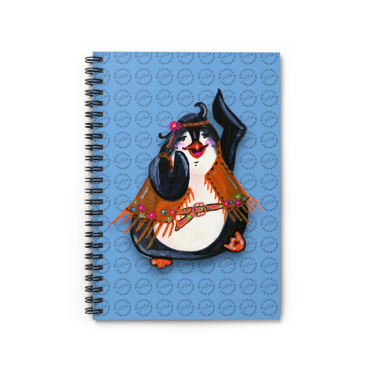 Penguin Ruled Line Notebook 118 Pages, Printed Cover