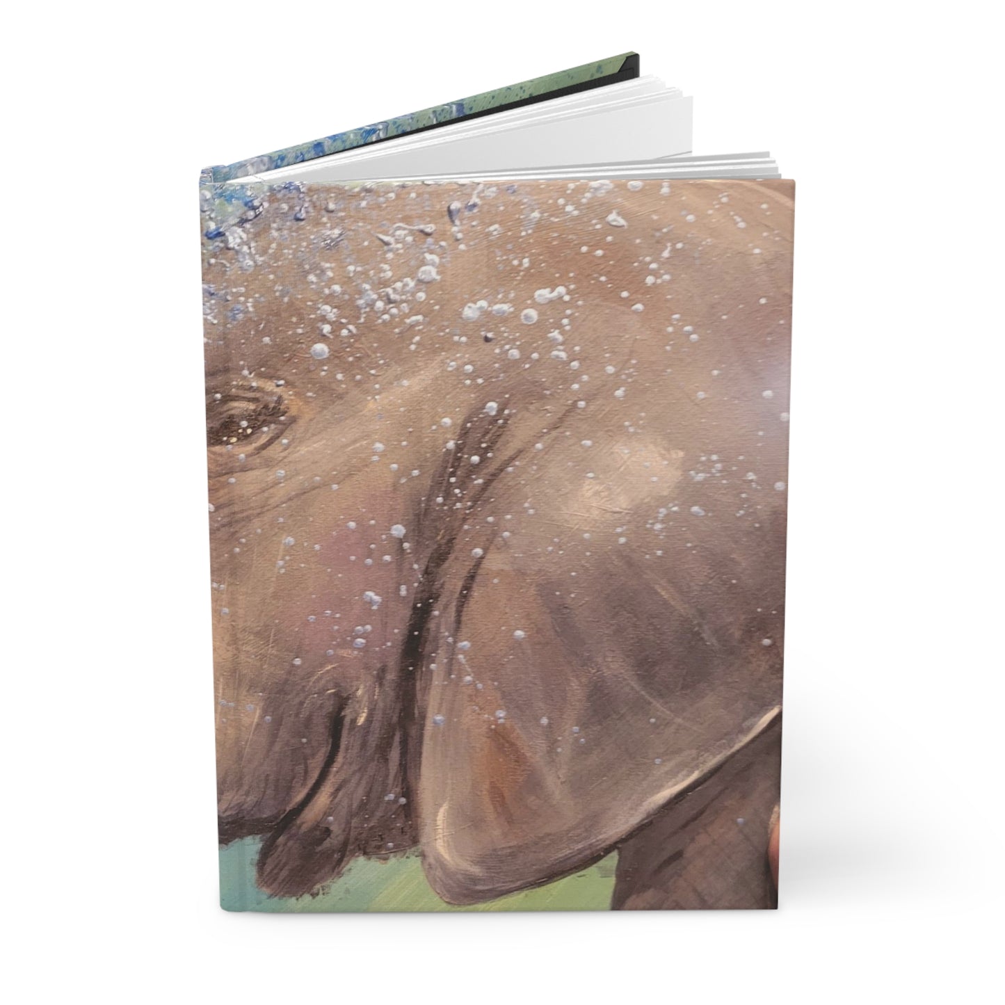 Elephant Hardcover Journal Matte 150 Pages, Printed Cover