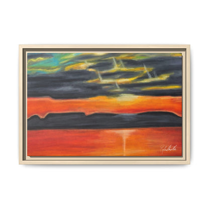 Sleeping Giant at Sunset Framed Wall Art