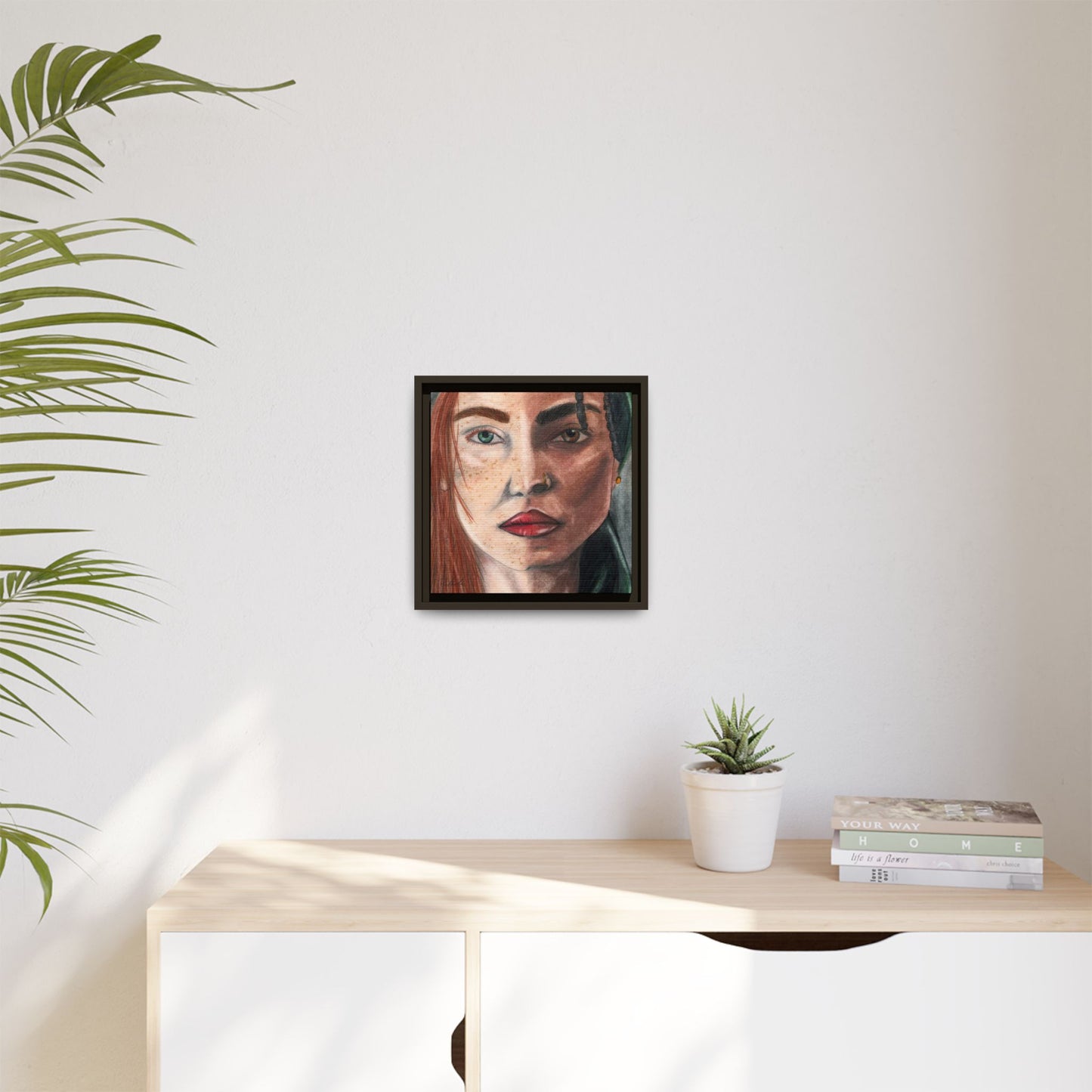 Beyond Race Woman Framed Wall Art