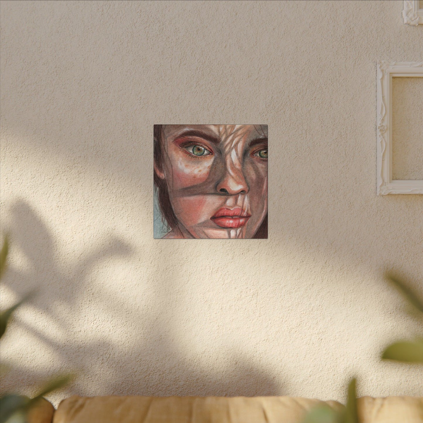 Woman In the Shadows Canvas Gallery Wrap