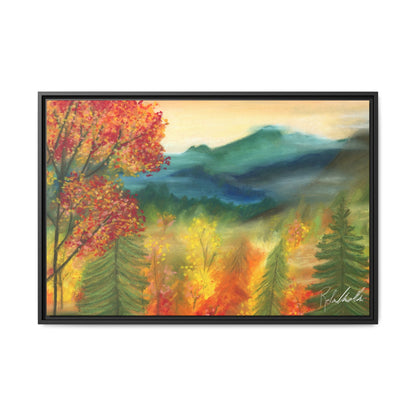 Fall Mountains Framed Wall Art