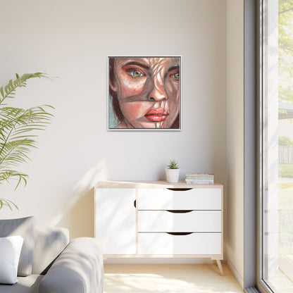 Woman In the Shadows Framed Wall Art