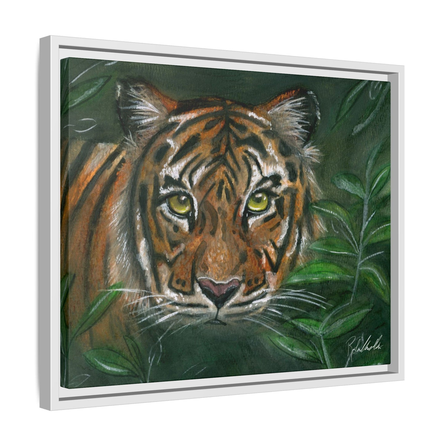 Jungle Tiger Framed Wall Art