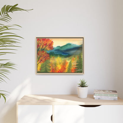 Fall Mountains Framed Wall Art