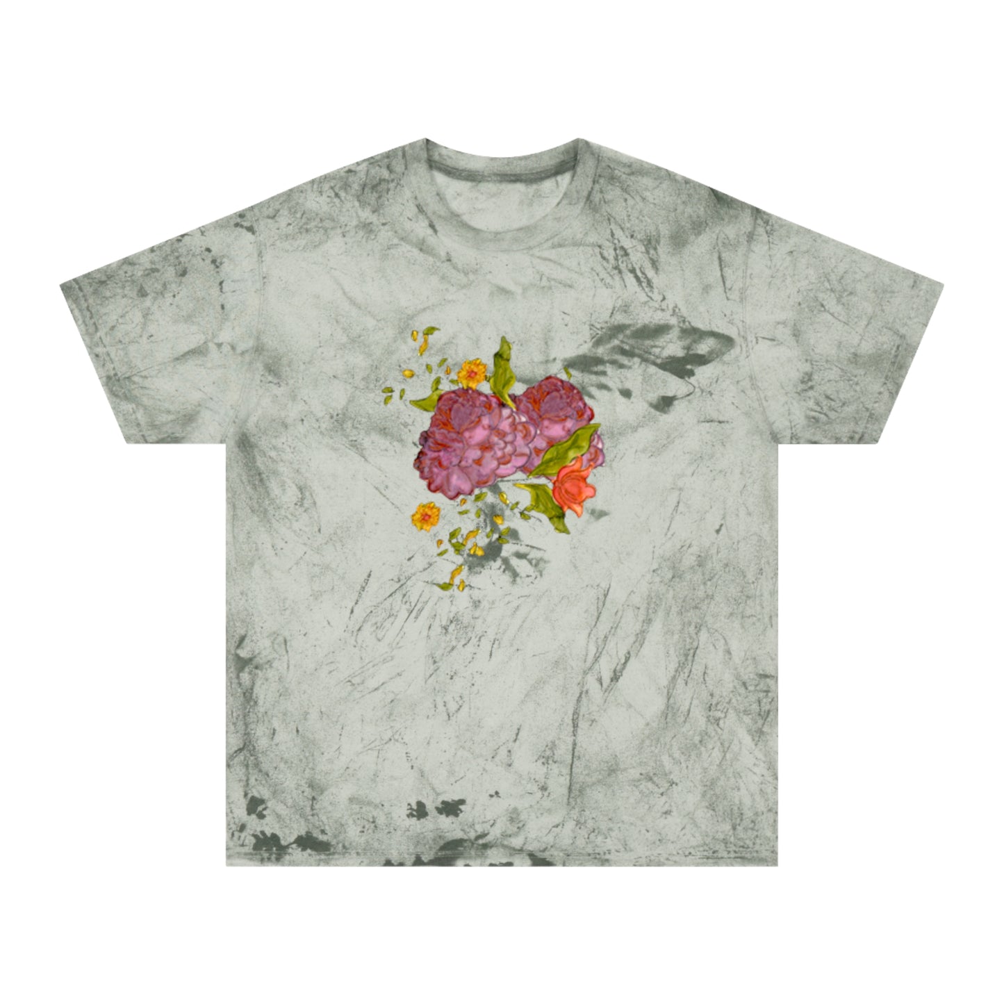 Vintage Flowers Unisex Color Blast T-Shirt