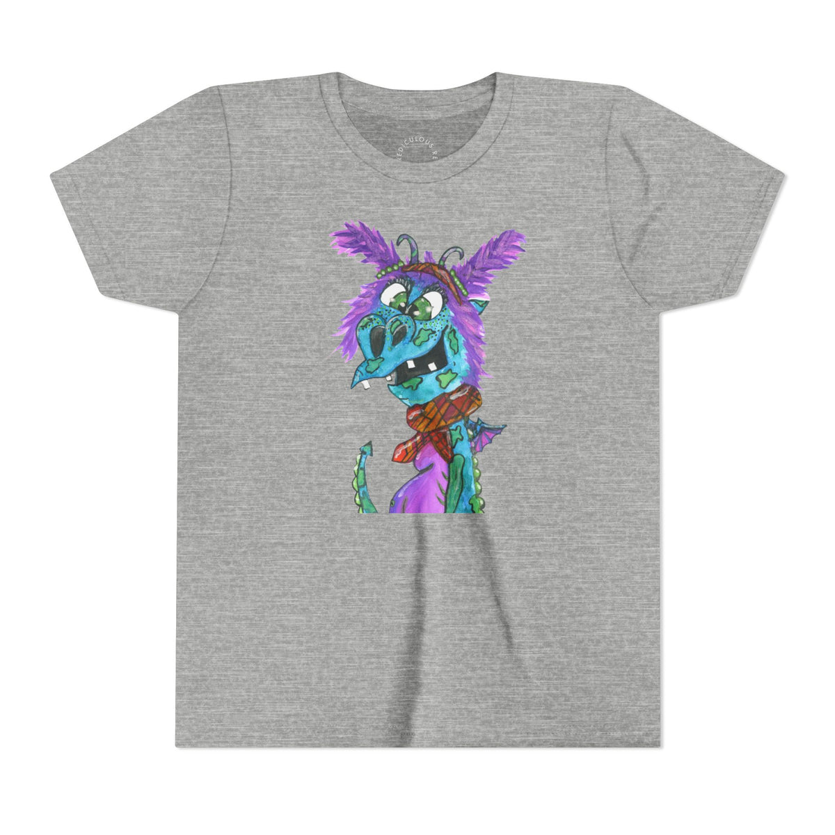 Youth Tee — Colorful Friendly Monster Kids Graphic T-Shirt