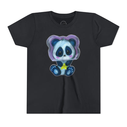 Cute Star Panda Youth Tee — Adorable Cartoon Panda Kids T-Shirt