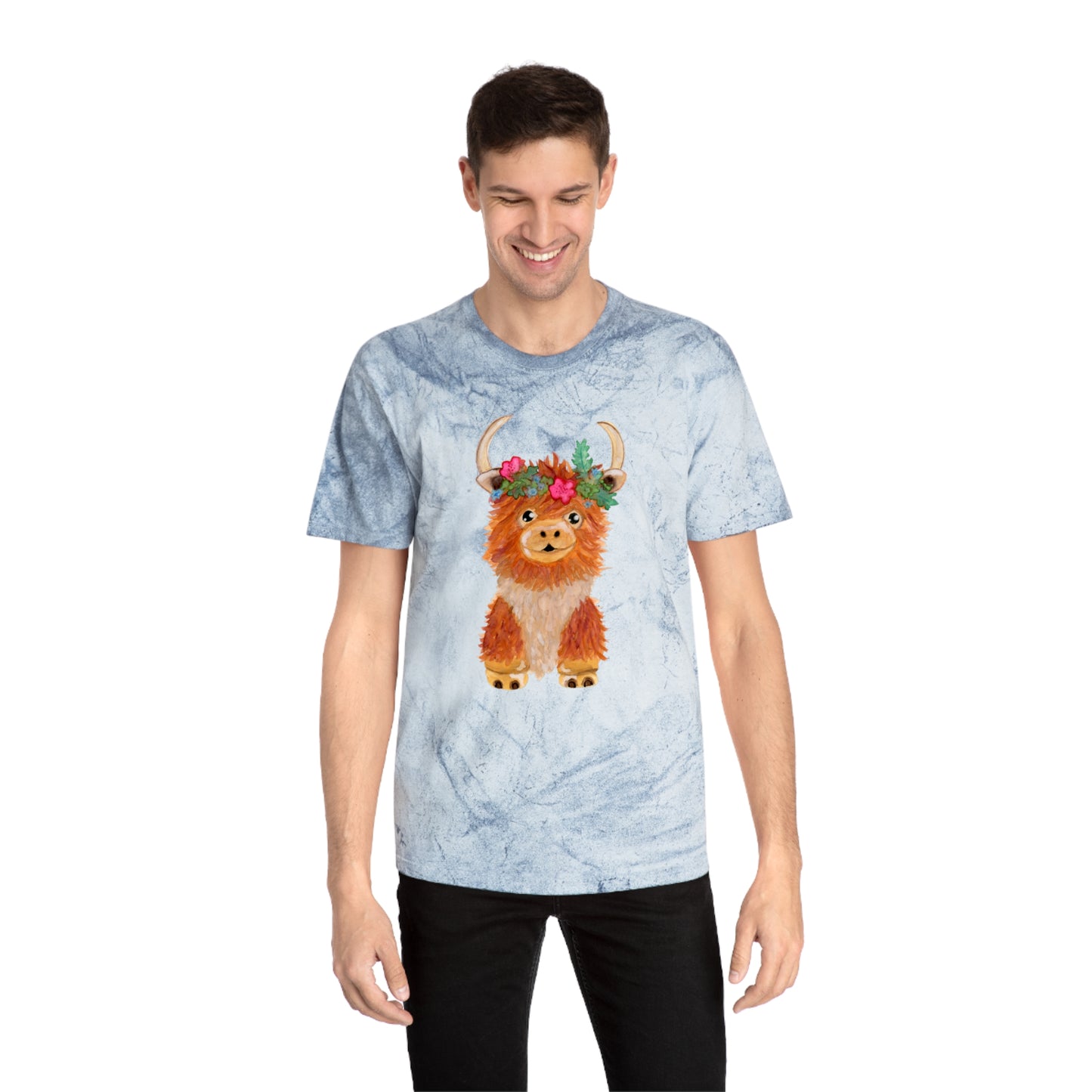 Cow Unisex Color Blast T-Shirt