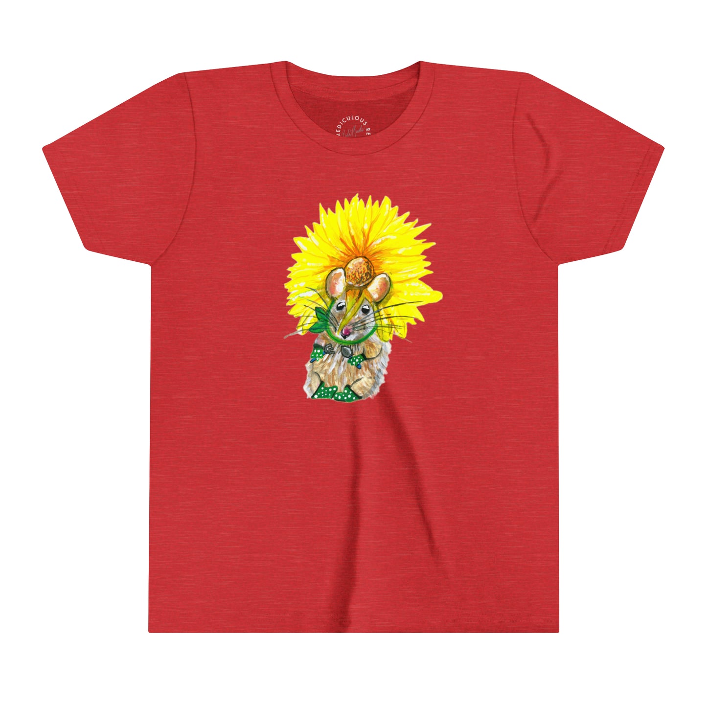 Sunflower Mouse Kids T-Shirt