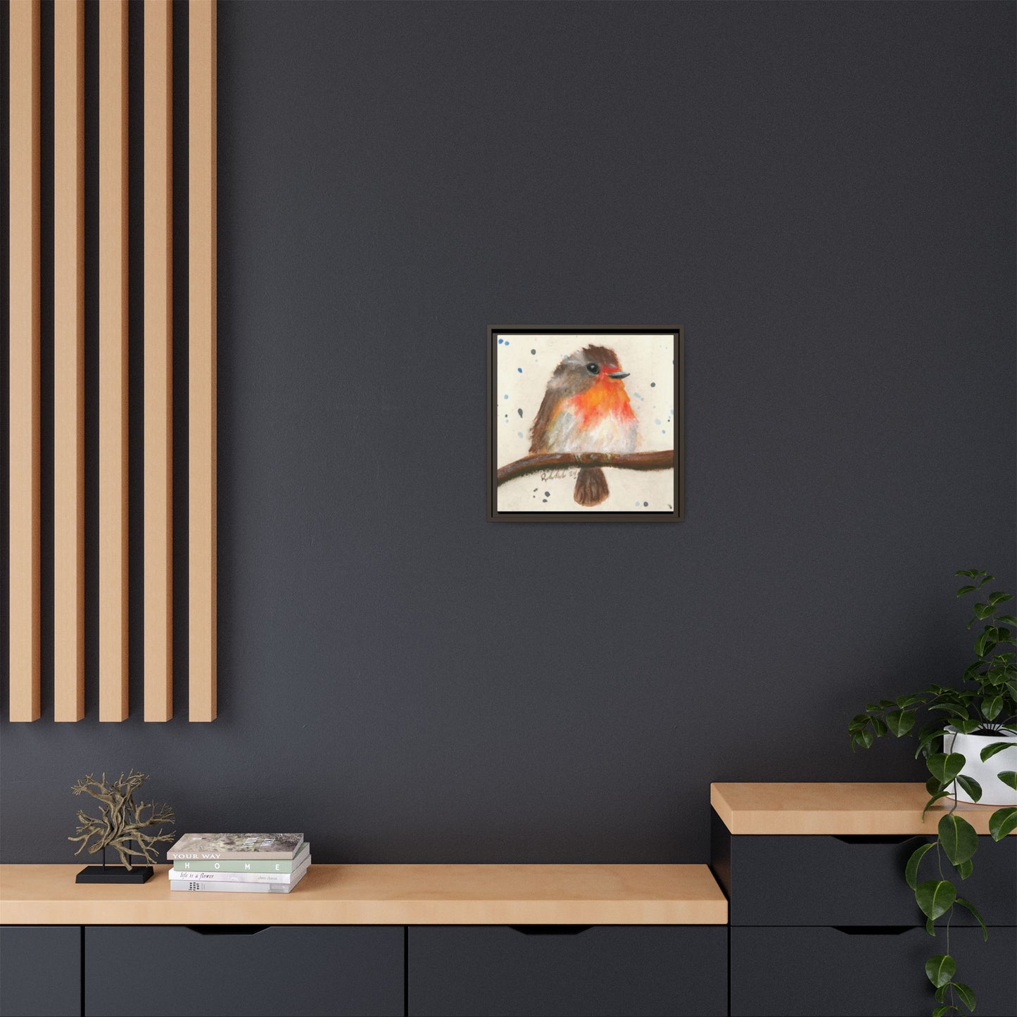 Robin Bird Framed Wall Art
