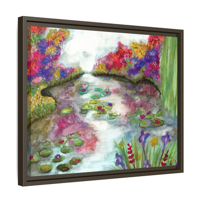 Floral Summer Pond Framed Wall Art