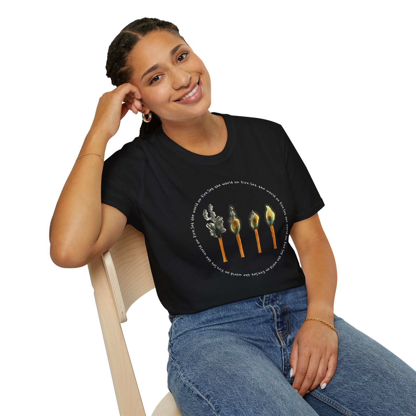 Light the World on Fire Unisex Softstyle T-Shirt