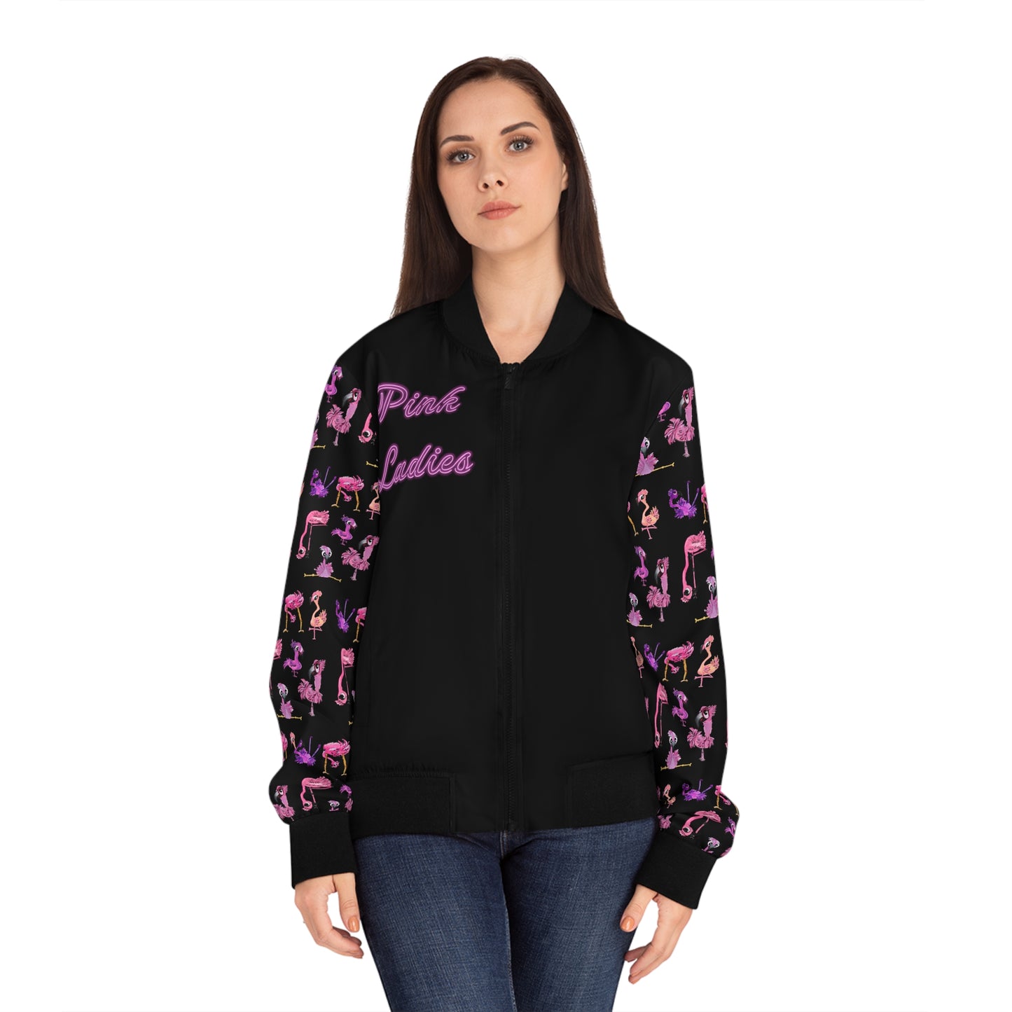 Flockin Squad Women's Bomber Jacket (AOP)