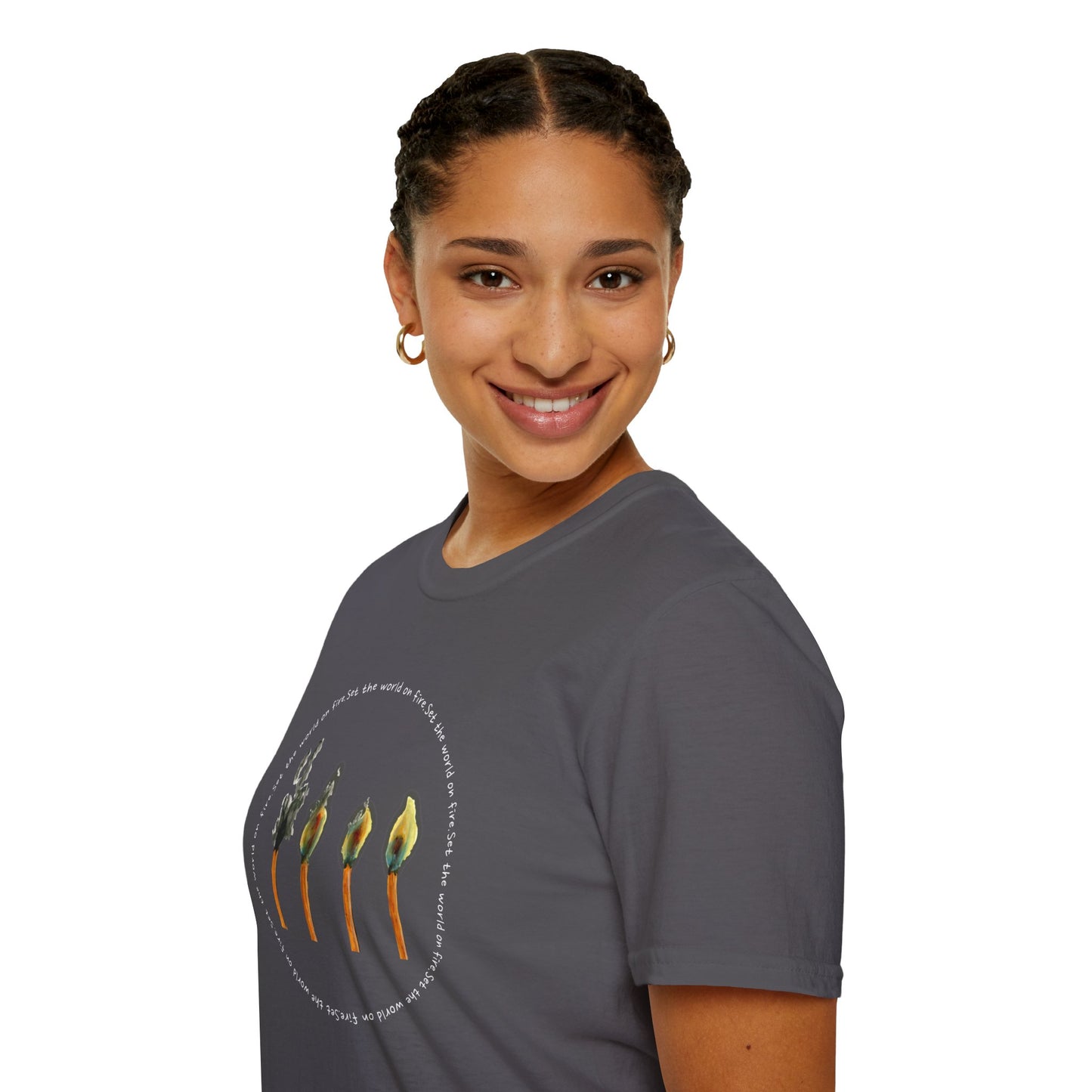 Light the World on Fire Unisex Softstyle T-Shirt