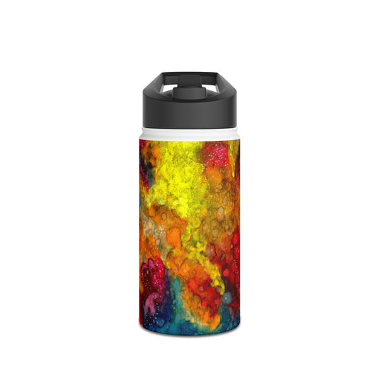 Sunset Clouds Galaxy Stainless Steel Water Bottle, Standard Lid