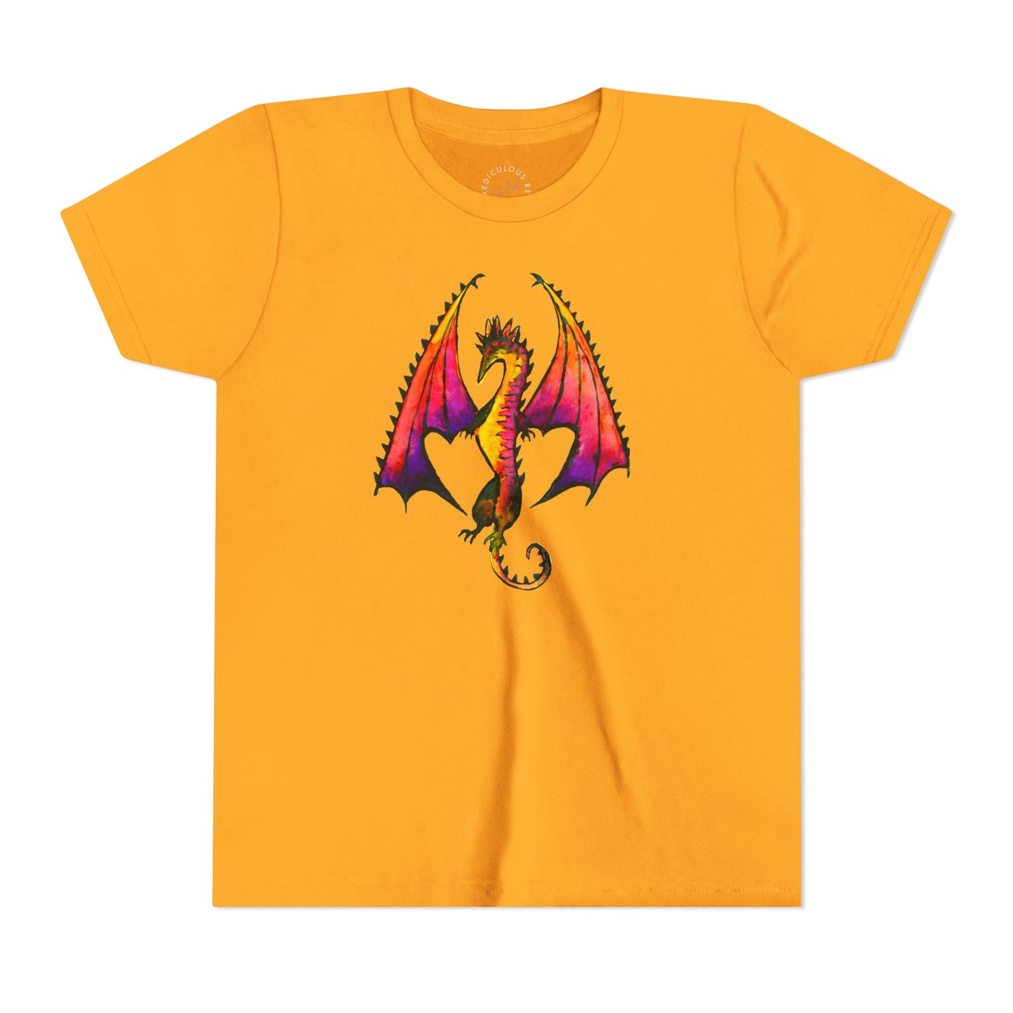 Kids Dragon T-Shirt — Colorful Fantasy Dragon Youth Tee