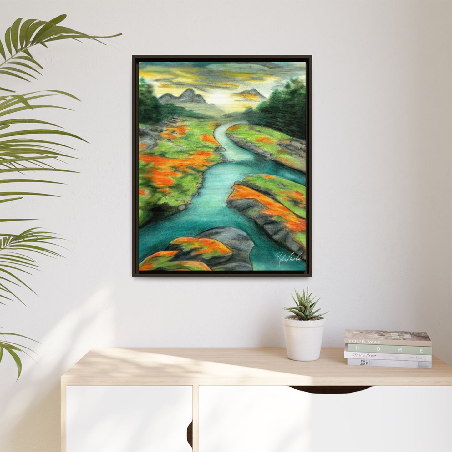 Mountain Stream Framed Wall Art