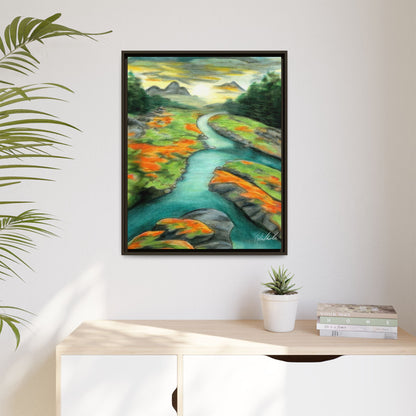 Mountain Stream Framed Wall Art