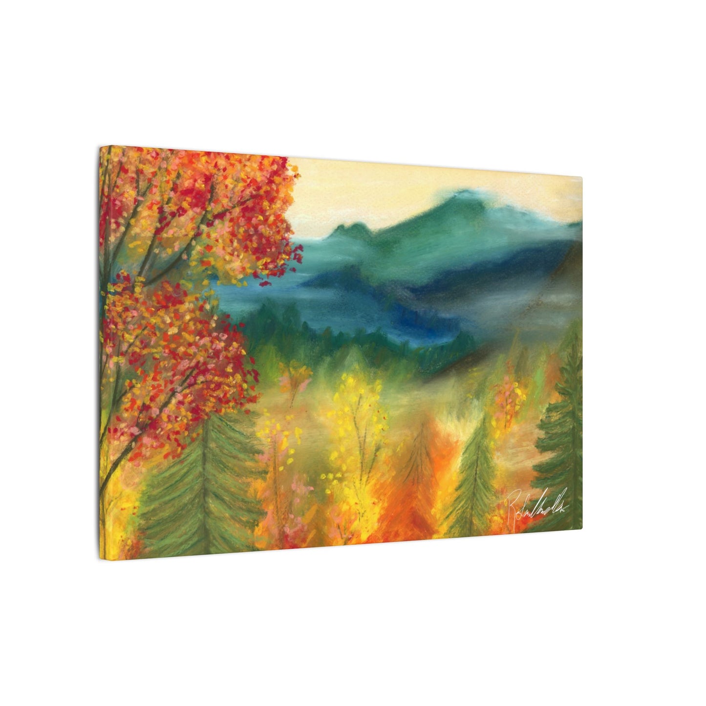 Fall Mountains Canvas Gallery Wrap