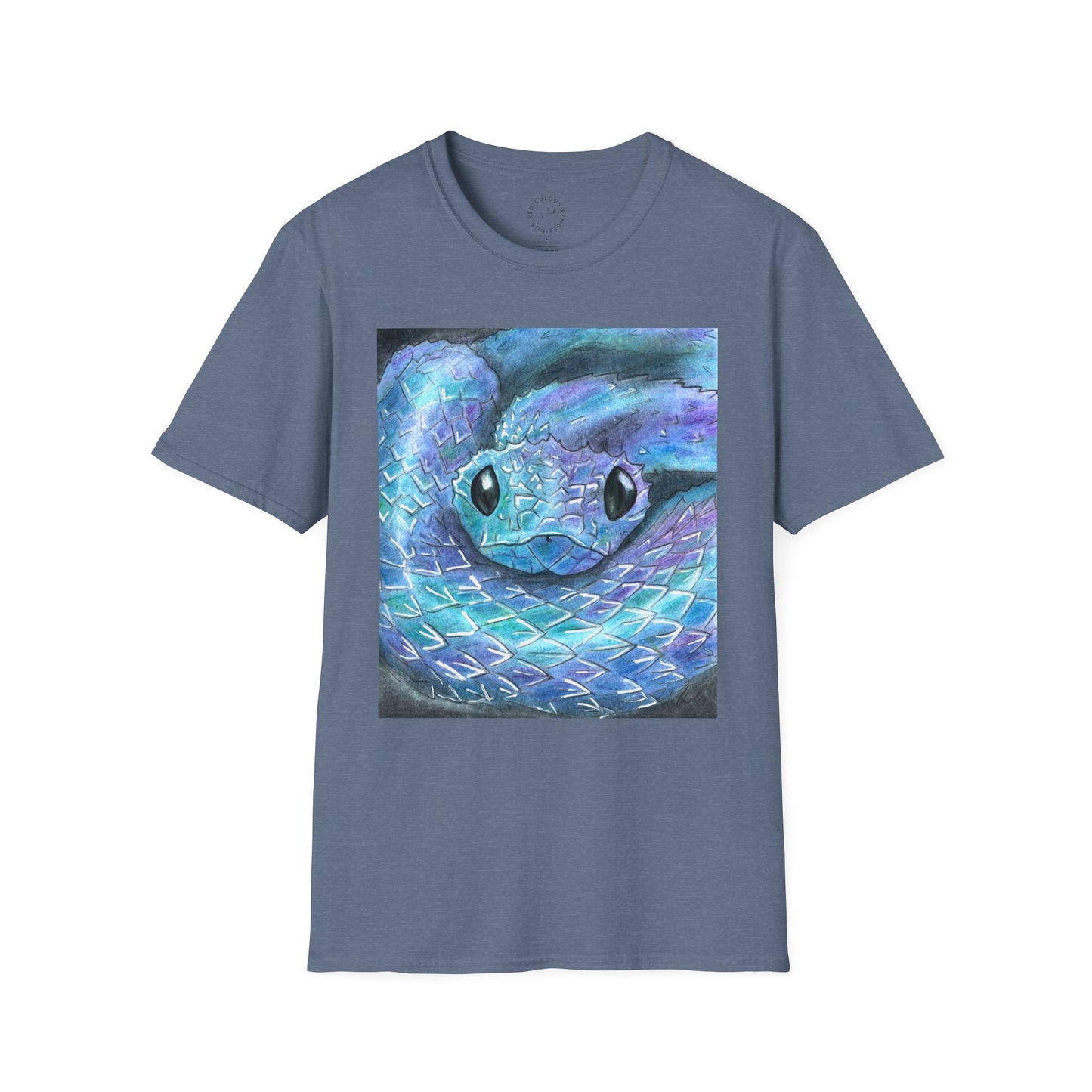 Cute Snake Unisex Softstyle Print T-Shirt