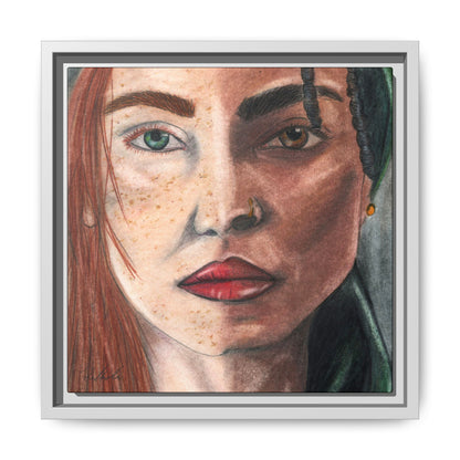 Beyond Race Woman Framed Wall Art
