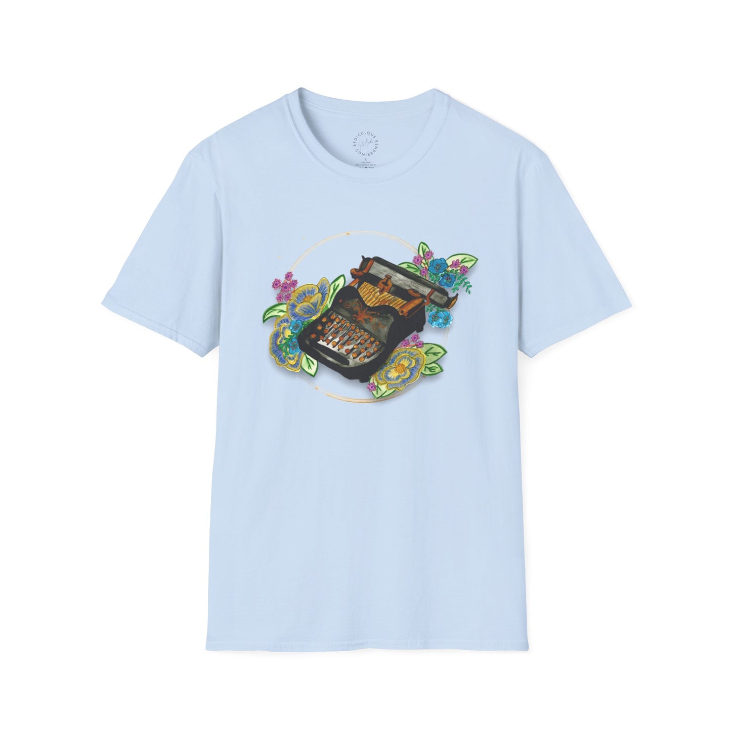 Vintage Typewriter Unisex Softstyle T-Shirt