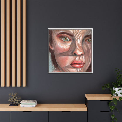 Woman In the Shadows Framed Wall Art