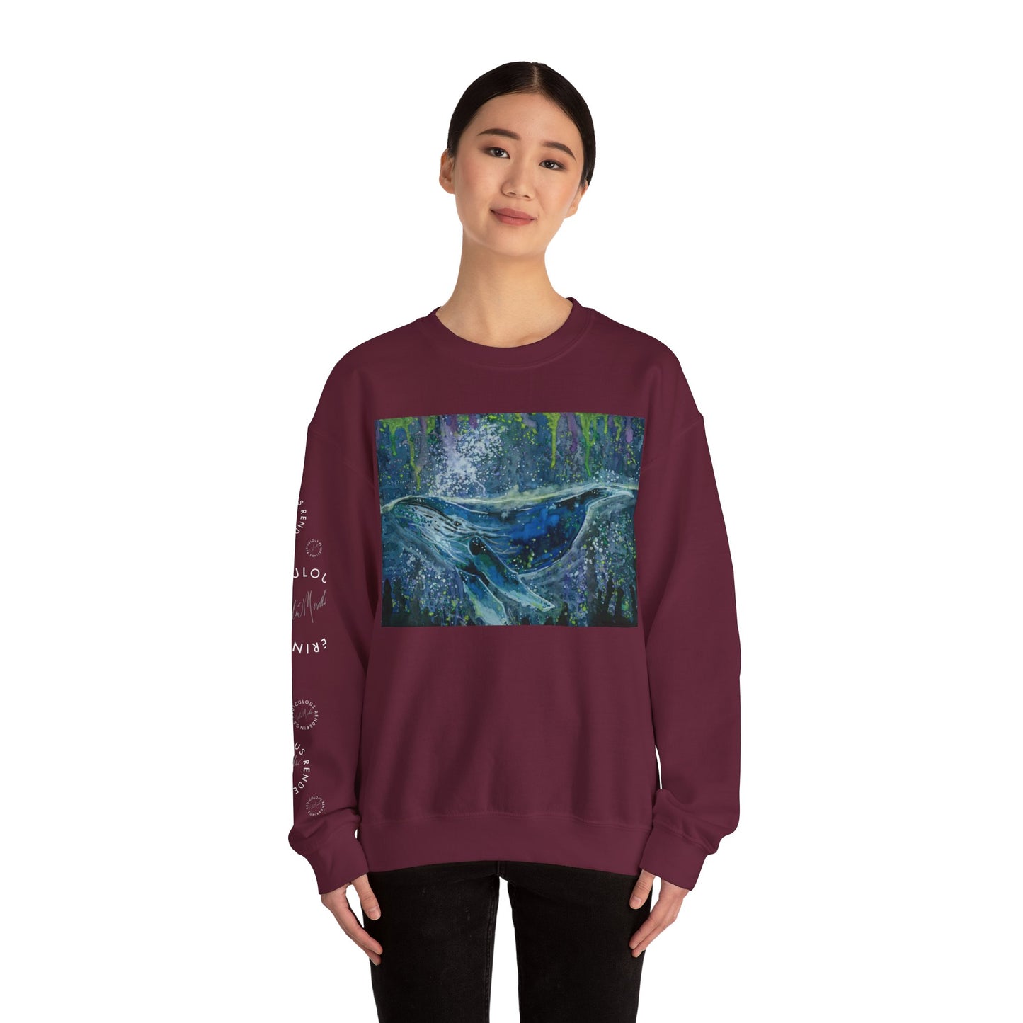 Whale Unisex Heavy Blend™ Crewneck Sweatshirt