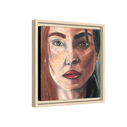 Beyond Race Woman Framed Wall Art