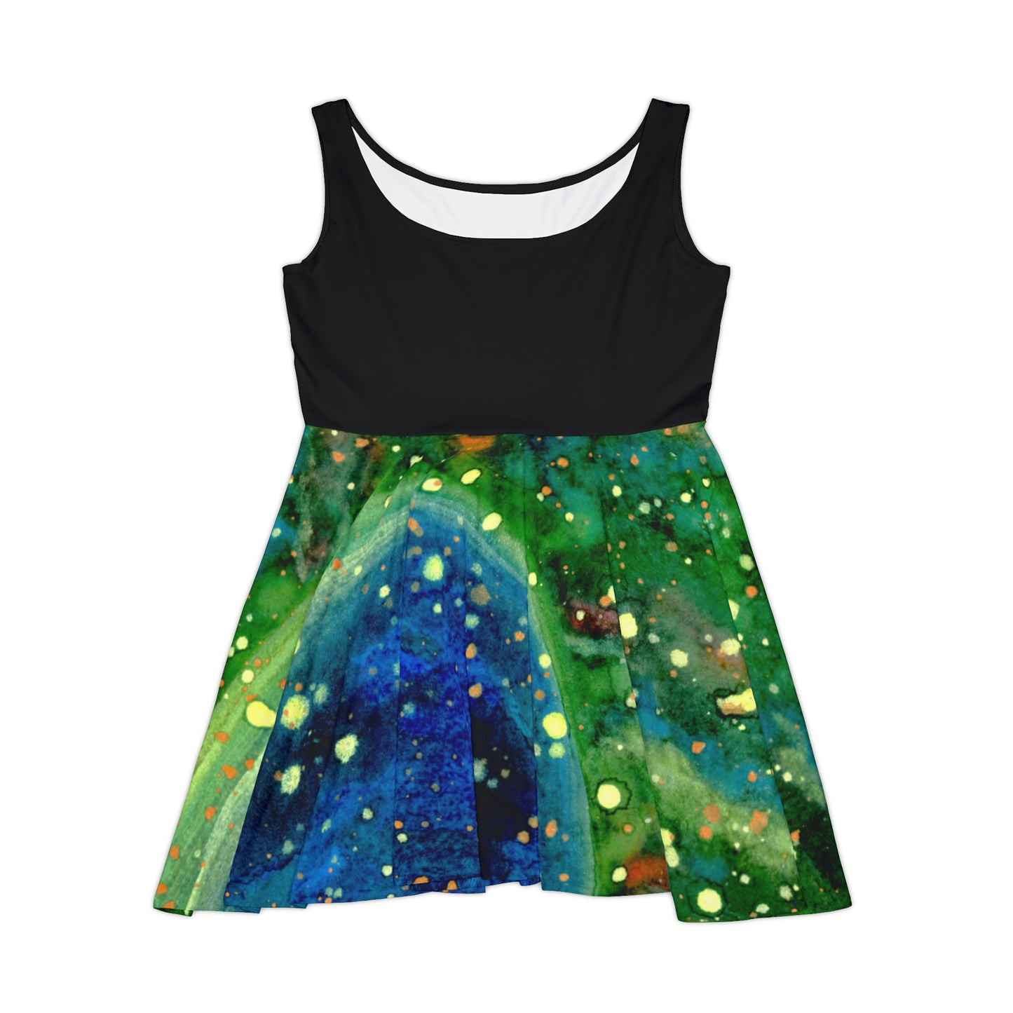 Blue Planet Galaxy Women's Skater Dress (AOP)