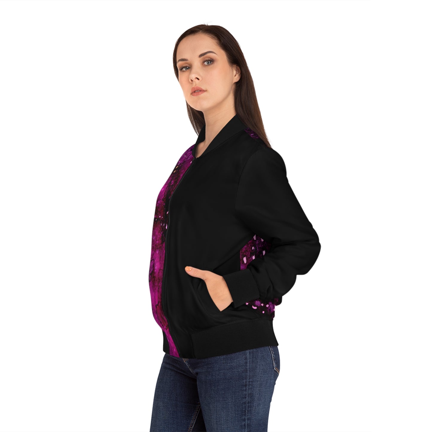Galaxy Pink Bomber Jacket